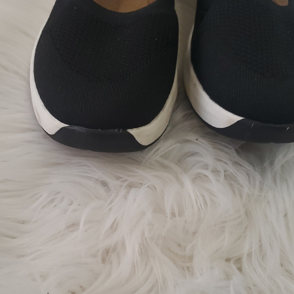 Time & Tru Elegant Black Wide Width Slipon  Loafers - Picture 5 of 10